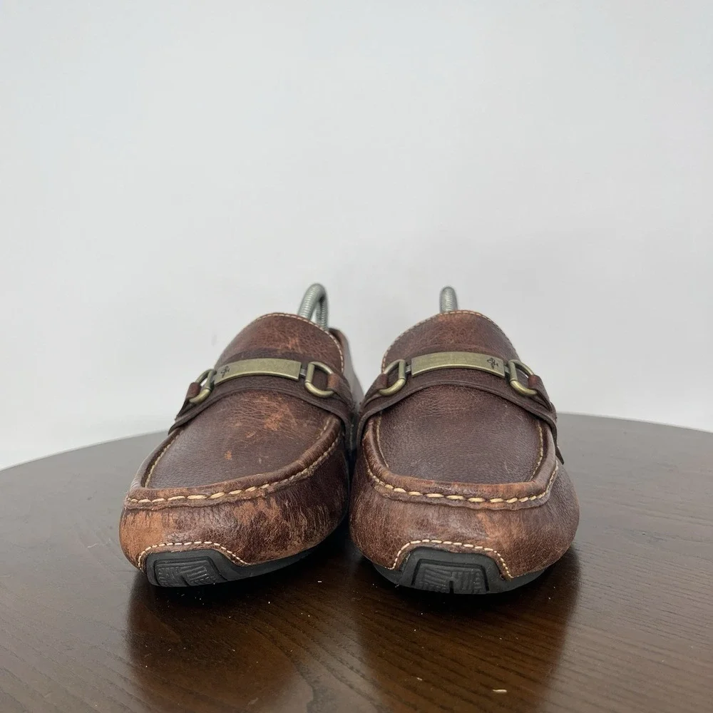 Cole Haan Somerset Shoes Men's 10M Brown Leather Horsebit Driving Loafers C11832